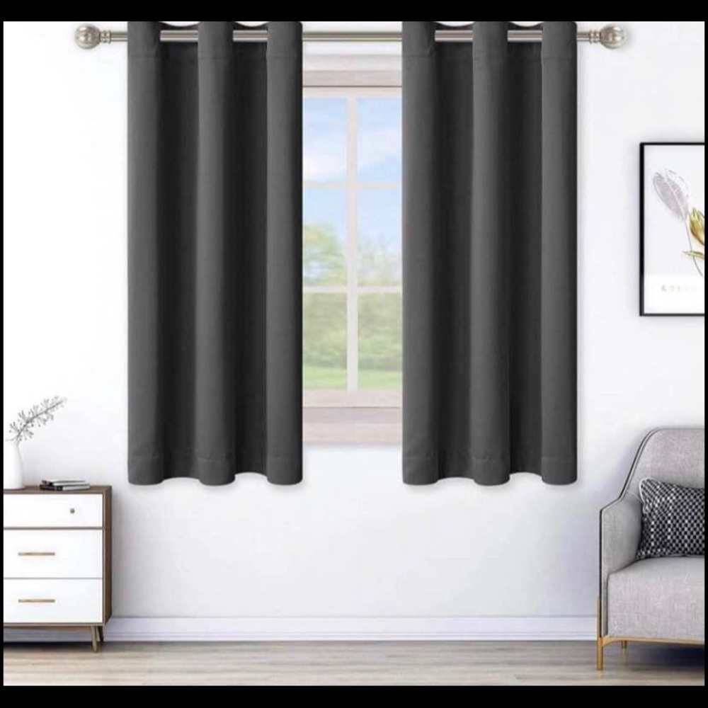 Brand new black out curtains 🏠